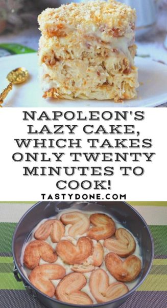 Napoleon's lazy cake, which takes only twenty minutes to cook!