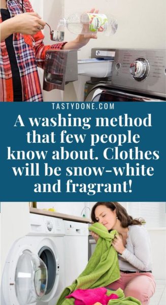 A washing method that few people know about. Clothes will be snow-white and fragrant!