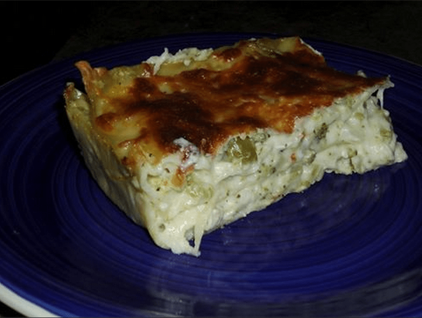 Chicken and Broccoli Lasagna Recipe - TASTYDONE