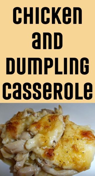 Chicken and Dumpling Casserole