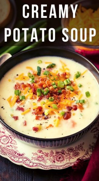 Creamy Potato Soup - TASTYDONE