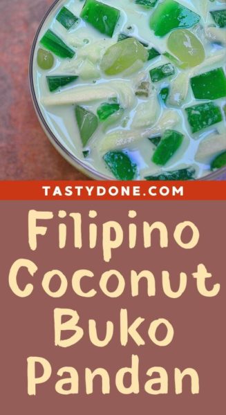 Filipino Coconut Buko Pandan