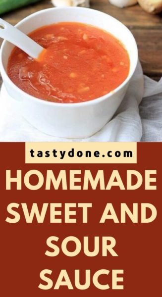 Homemade Sweet and Sour Sauce