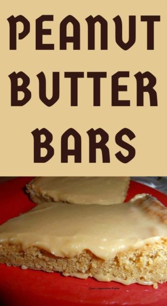 Peanut Butter Bars