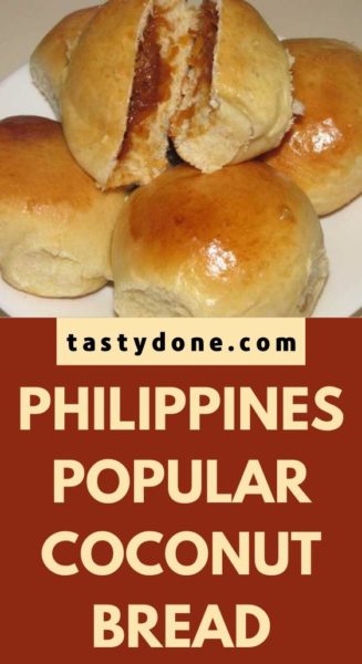 Philippines popular coconut bread