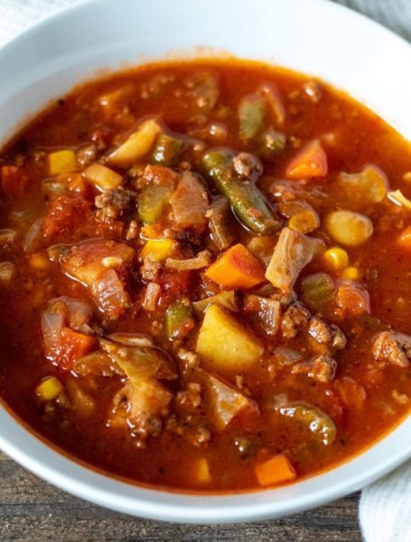 Vegetable Beef Soup Recipe