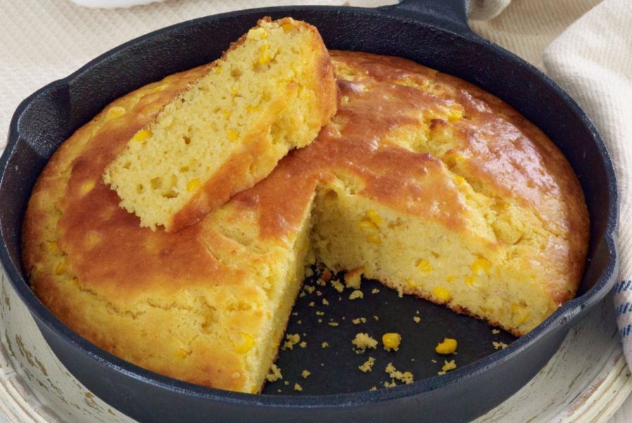 Moist Buttermilk Cornbread With Cream-Style Corn