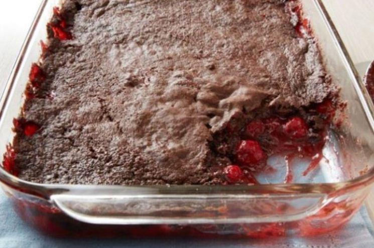 3-Ingredient Chocolate Cherry Dump Cake