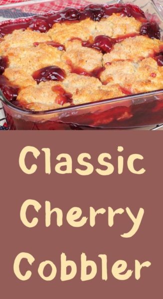 Classic Cherry Cobbler