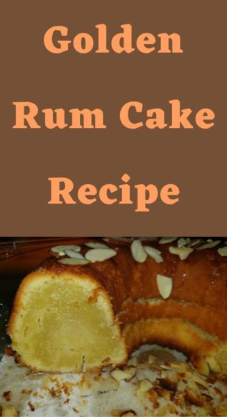 Golden Rum Cake Recipe