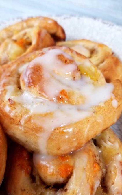 Orange Sweet Rolls with Pineapple. When I tried it for the first time - I said WOW!