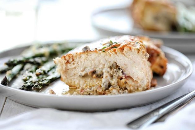 How to make a simple delicacy?  Stuff the chicken with mushrooms and cheese with this recipe!