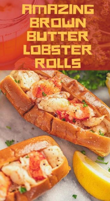 Amazing Brown Butter Lobster Rolls