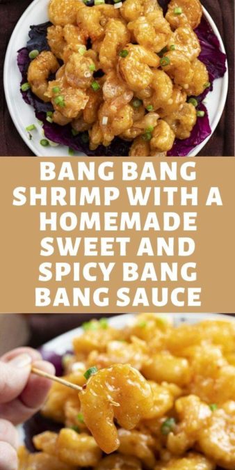 Bang Bang Shrimp with a homemade sweet and spicy bang bang sauce