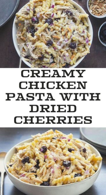 Creamy Chicken Pasta with Dried Cherries