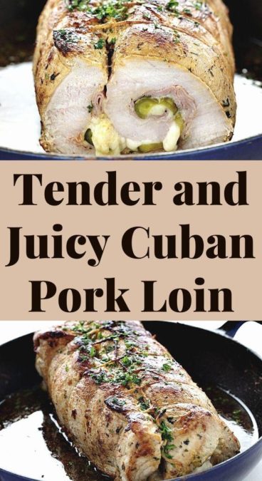 Tender and Juicy Cuban Pork Loin