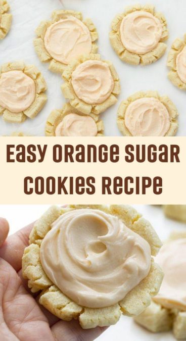Easy Orange Sugar Cookies Recipe