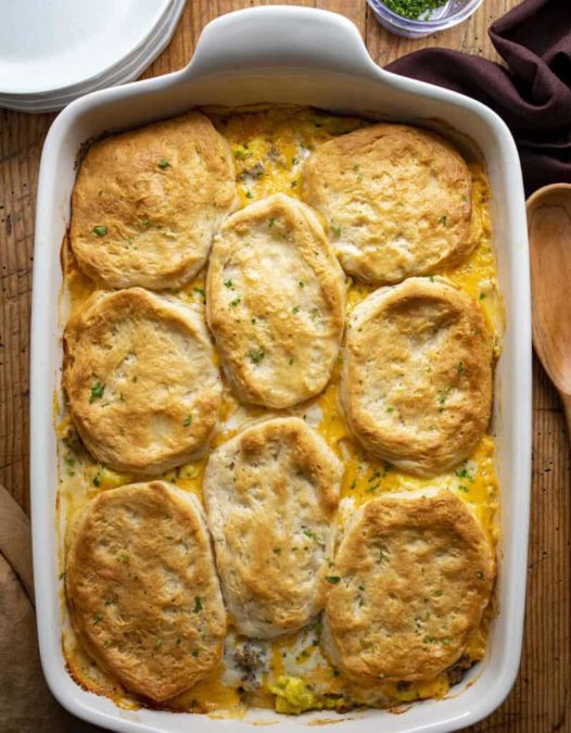 WOW Biscuits and Gravy Casserole Recipe