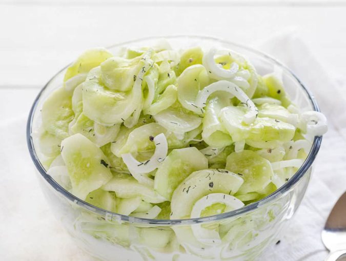 Gurkensalat - German Cucumber Salad