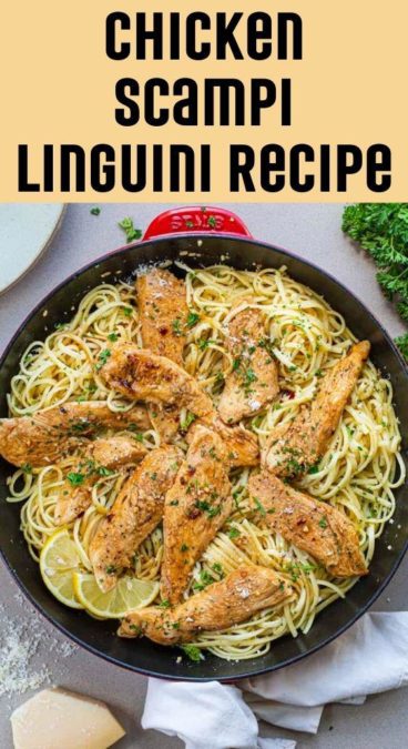 Chicken Scampi Linguini Recipe