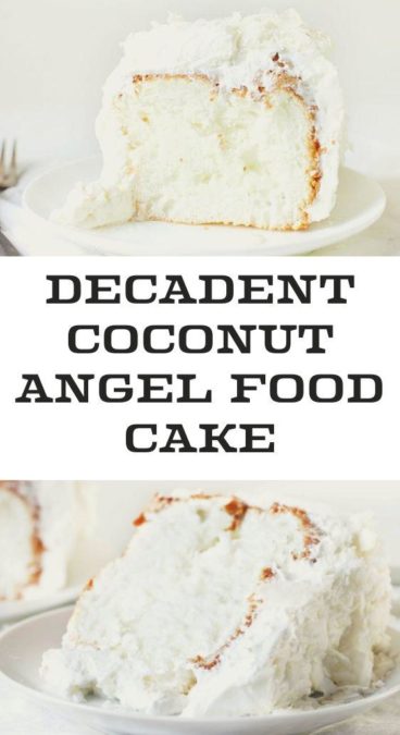 Decadent Coconut Angel Food Cake