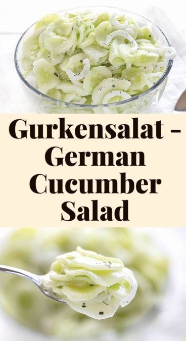 Gurkensalat - German Cucumber Salad