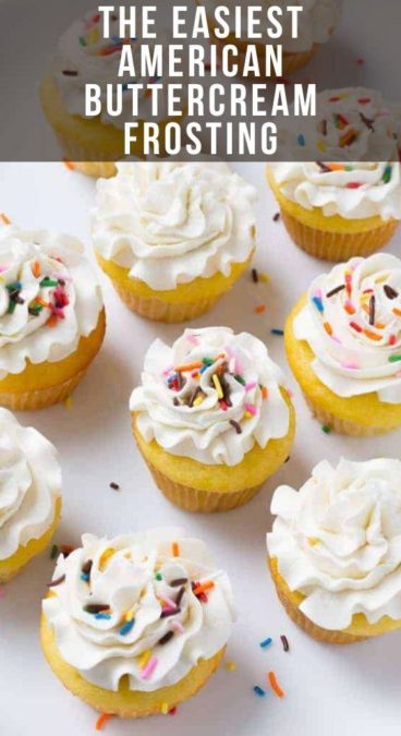 The Easiest American Buttercream Frosting