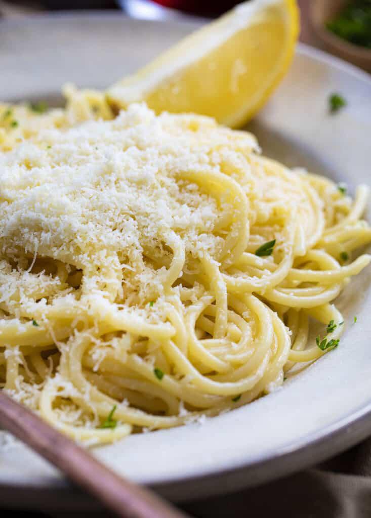Quick Buttery Spaghetti Limone
