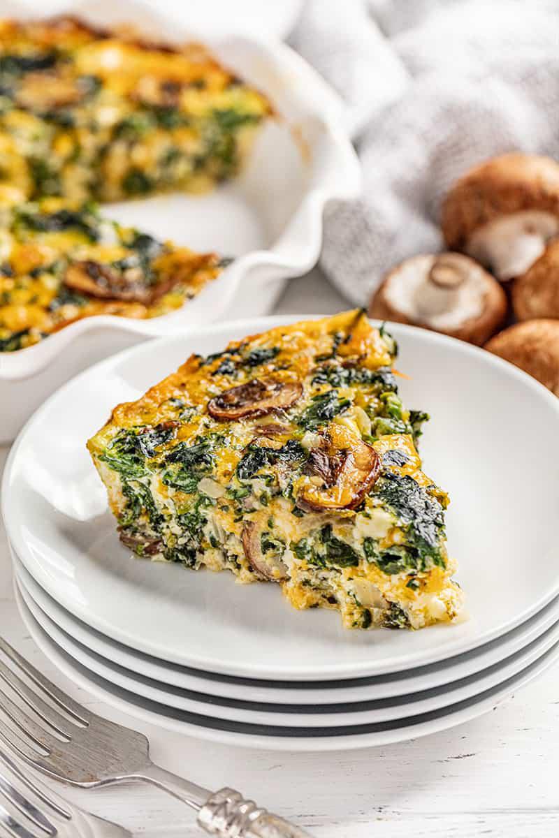 Easy and Delicious Crustless Spinach Quiche