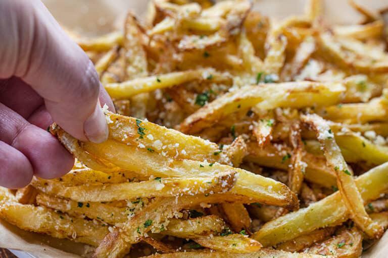 Best Homemade Air Fryer Garlic Parmesan French Fries