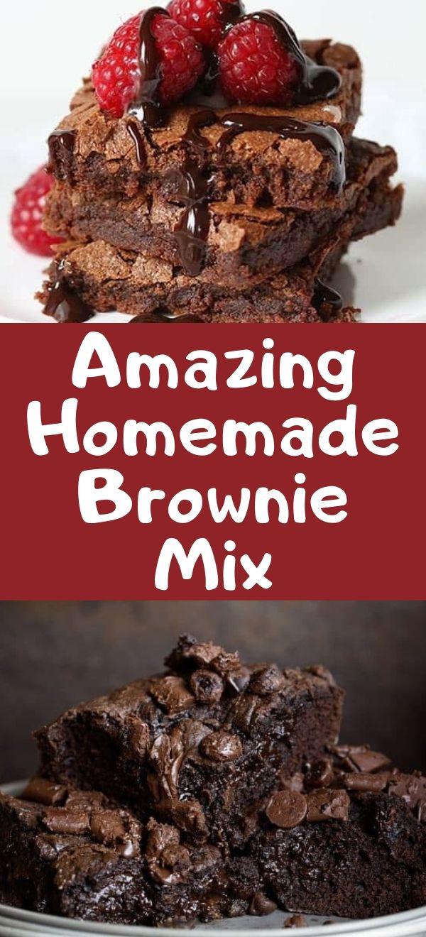 Amazing Homemade Brownie Mix