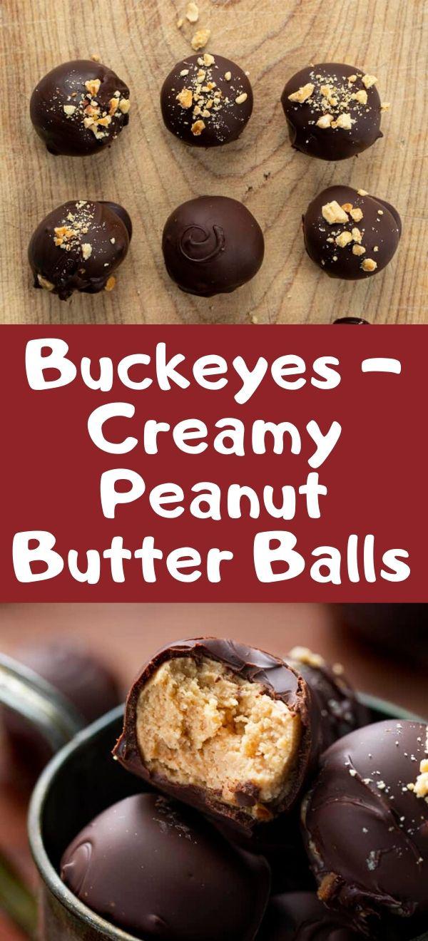 Buckeyes - Creamy Peanut Butter Balls