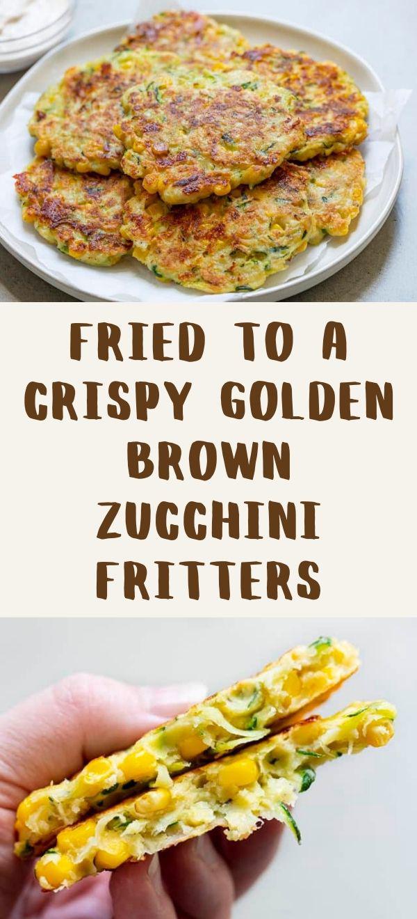 Fried to a Crispy Golden Brown Zucchini Fritters
