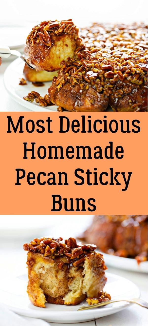 Most Delicious Homemade Pecan Sticky Buns