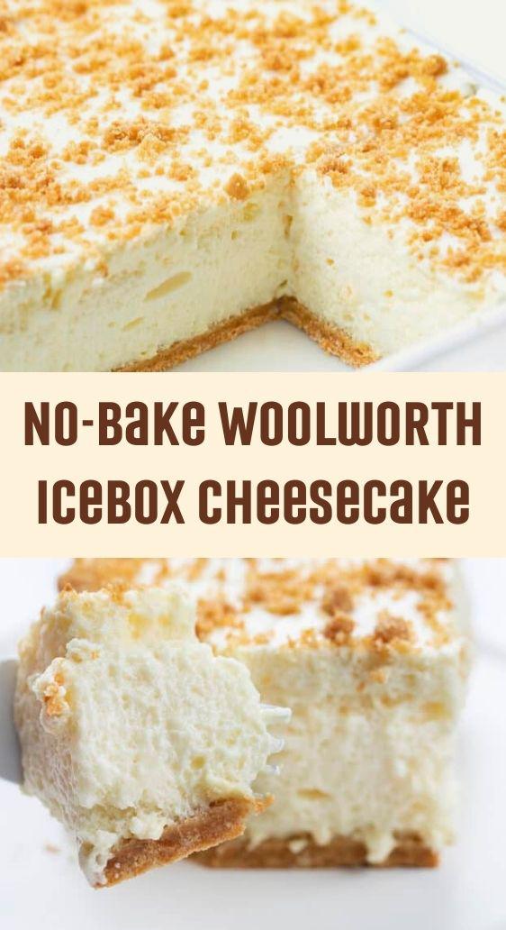 No-bake Woolworth Icebox Cheesecake