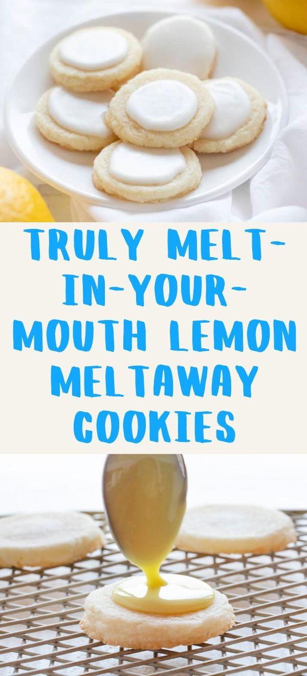 Truly Melt-in-your-mouth Lemon Meltaway Cookies