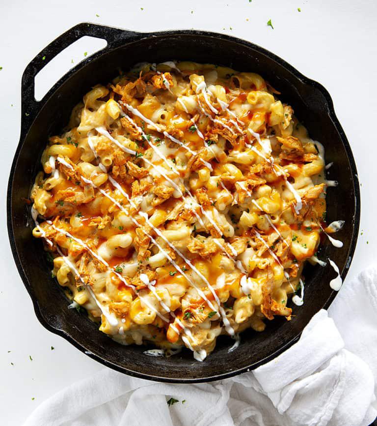 Oven Buffalo Chicken Macaroni and Cheese Recipe