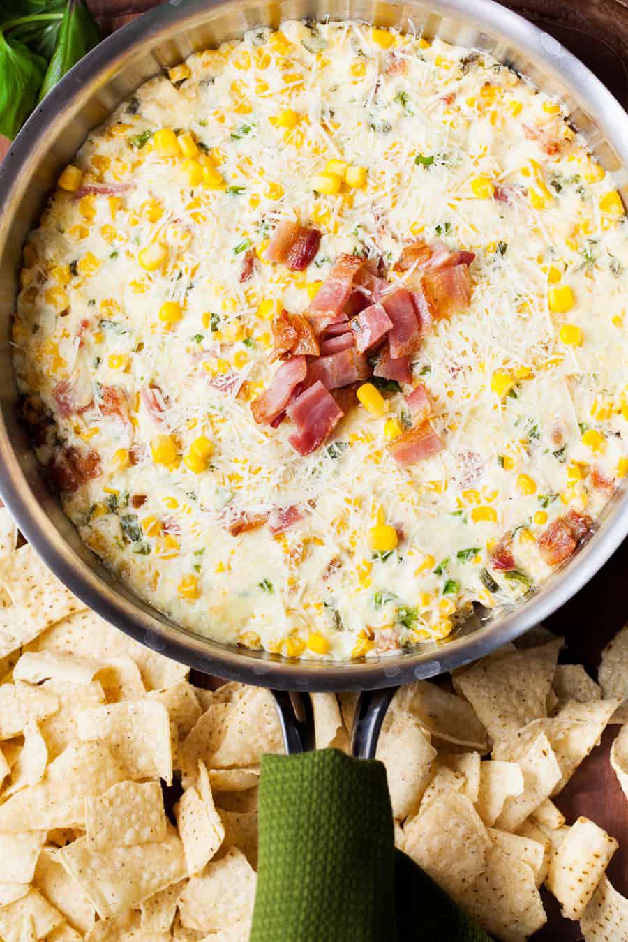 Spicy and Sweet Jalapeno Corn Dip