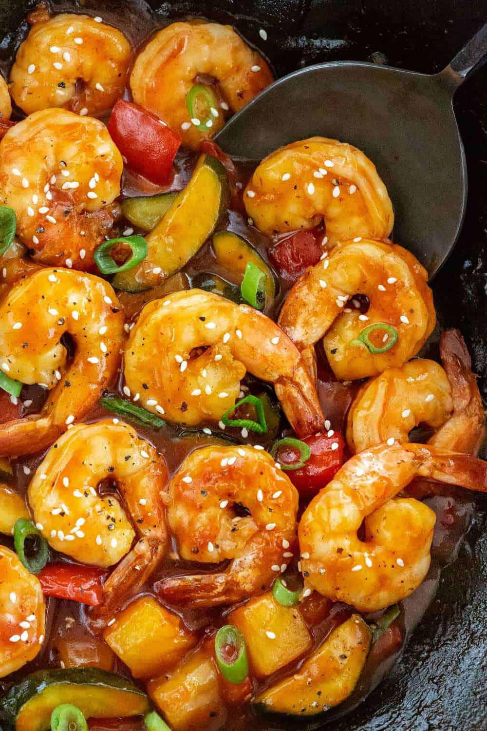 One Pot Sweet and Sour Shrimp