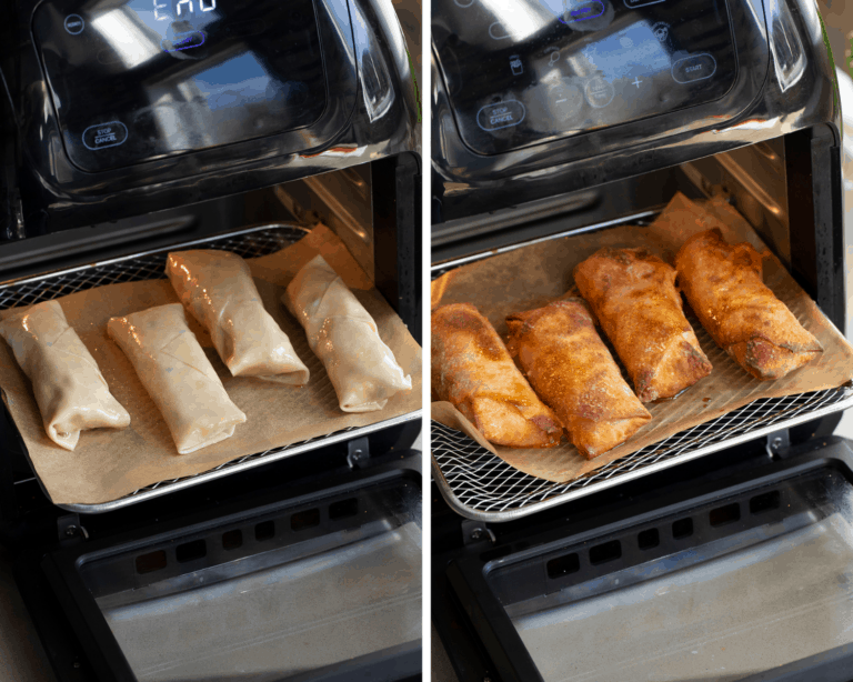 Air Fryer Southwest Egg Rolls Loaded with Chicken, Cheese and Vegetables