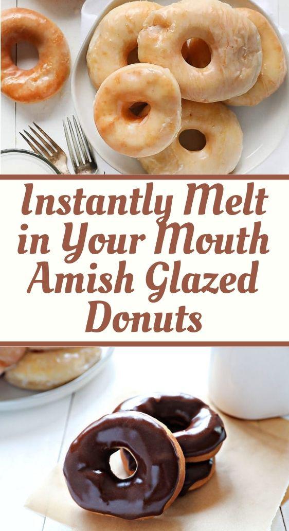 Instantly Melt in Your Mouth Amish Glazed Donuts