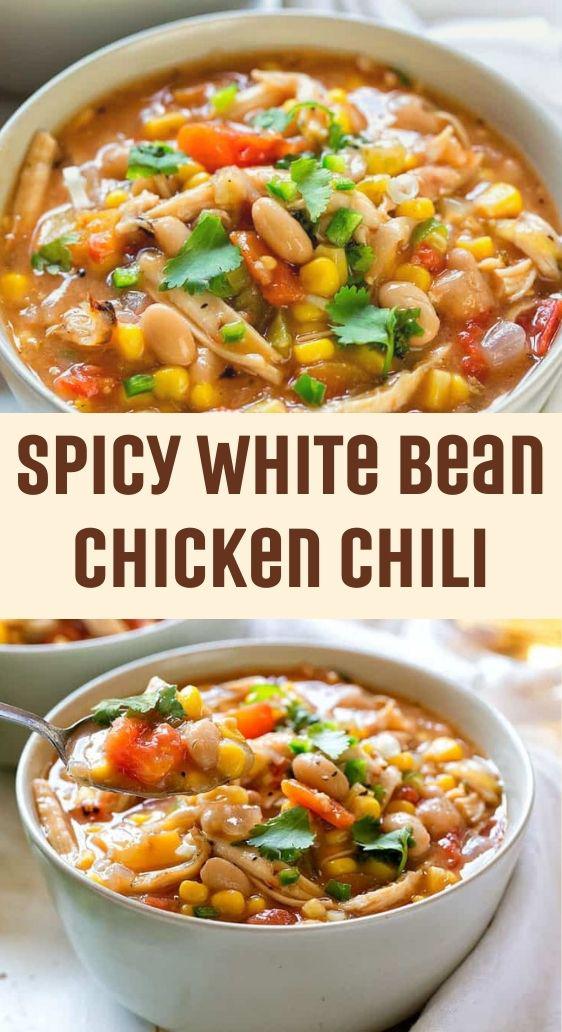 Spicy White Bean Chicken Chili