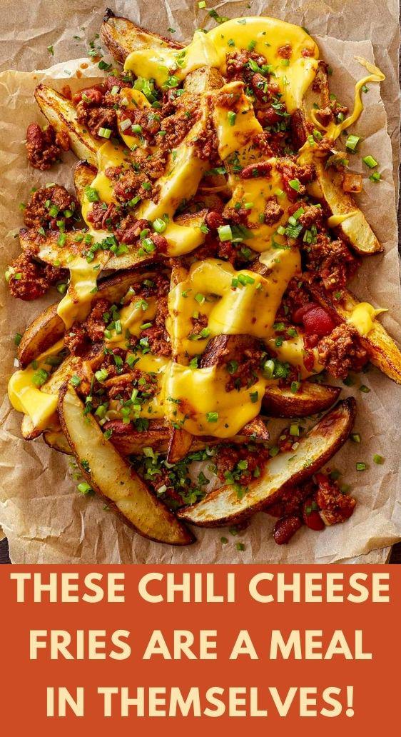 These Chili Cheese Fries are a Meal in Themselves!