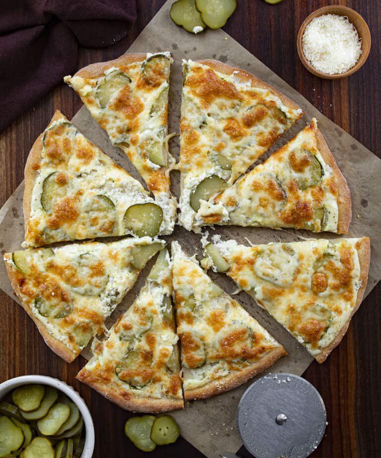 Homemade Pickle Pizza