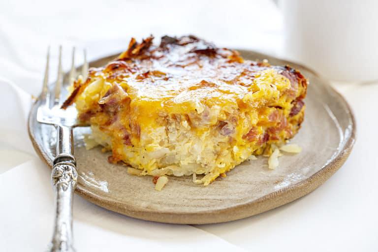 Easy and Delicious Ham and Cheese Breakfast Casserole