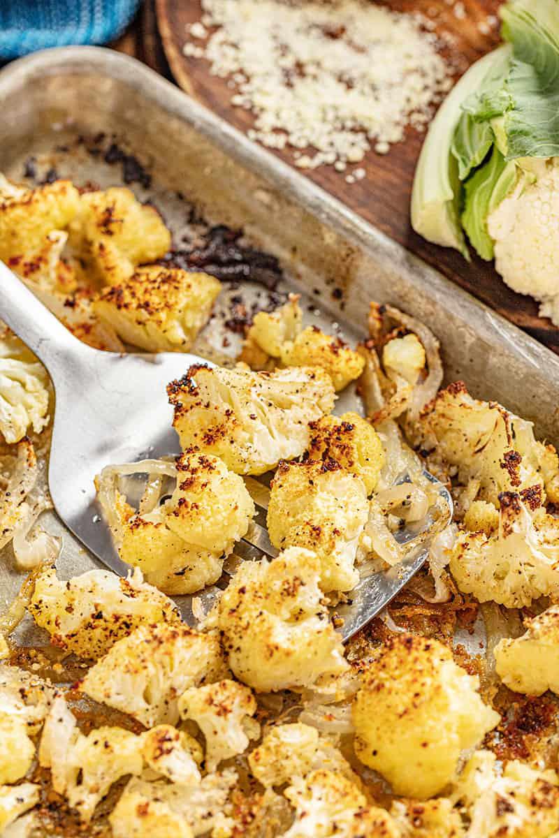 Perfectly Roasted Parmesan Cauliflower