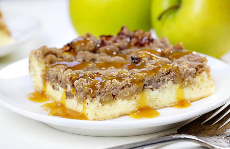 All in One Apple Crisp Cheesecake Recipe