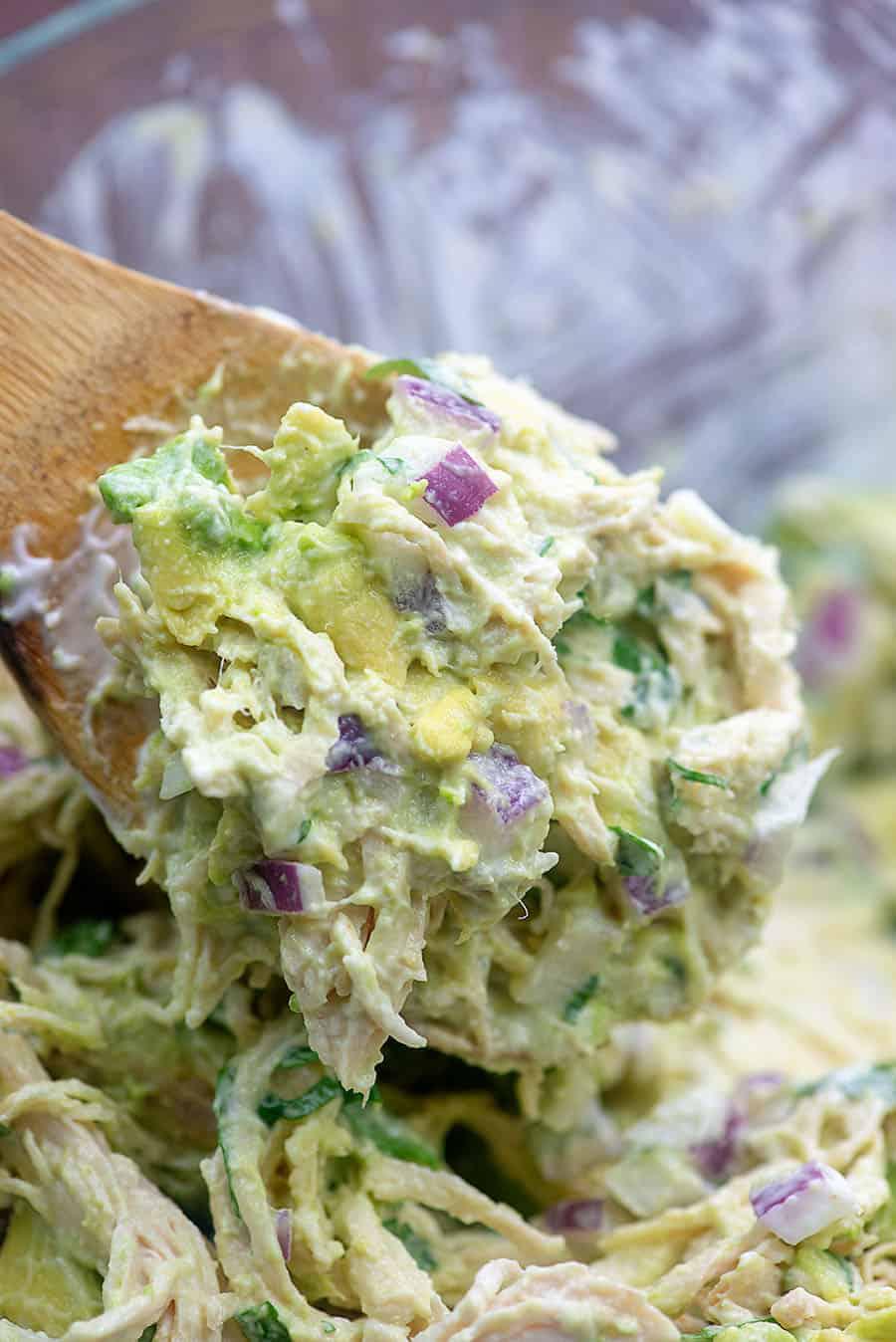 The Best Low Carb Avocado Chicken Salad