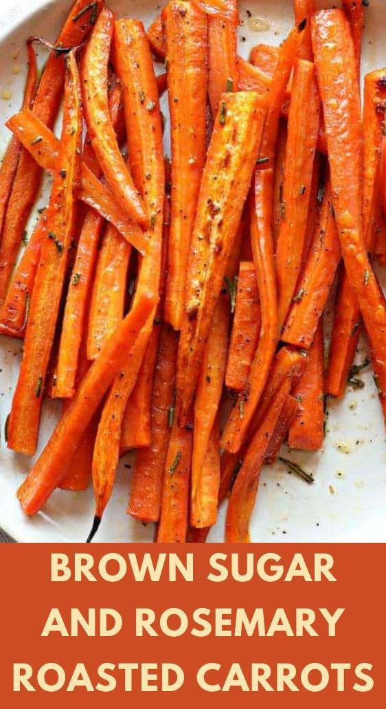 Brown Sugar and Rosemary Roasted Carrots