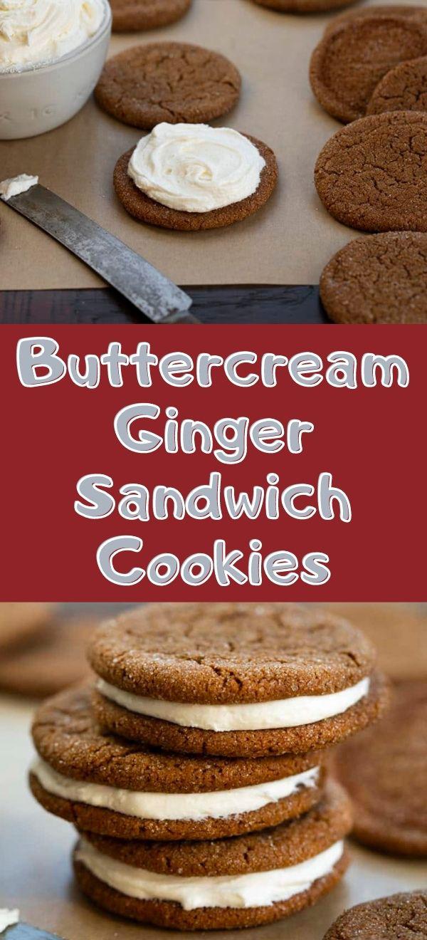 Buttercream Ginger Sandwich Cookies